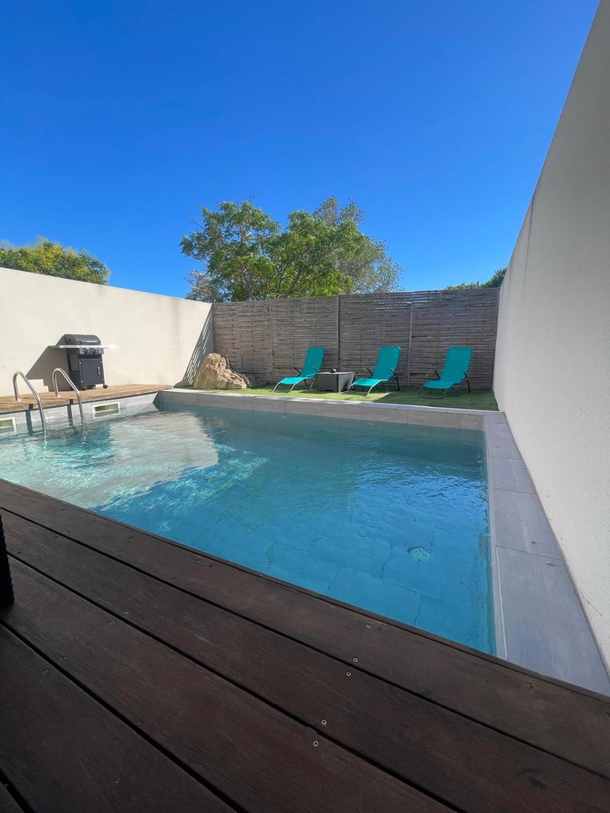 Villa Design Cap Dagde Piscine Et Plage Ле-Гро-д'Агд Экстерьер фото