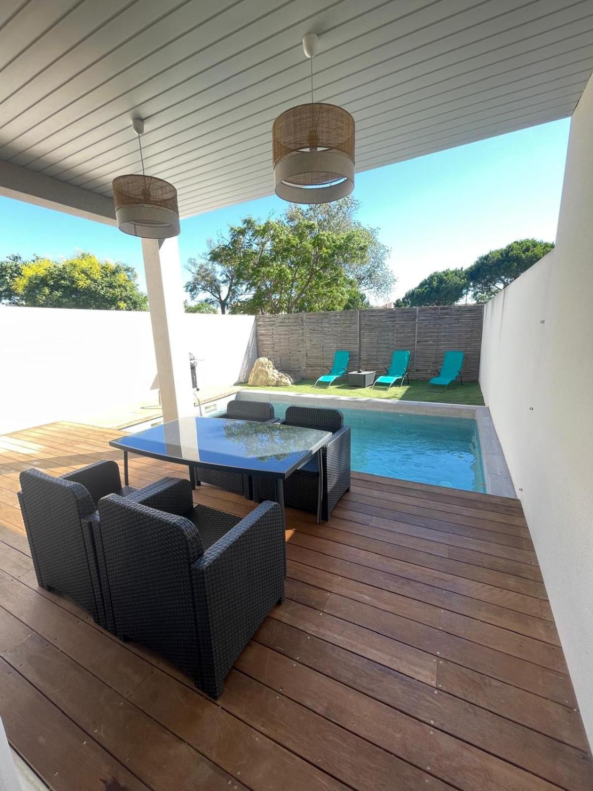 Villa Design Cap Dagde Piscine Et Plage Ле-Гро-д'Агд Экстерьер фото